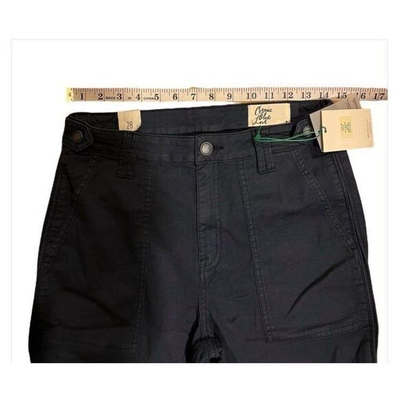 Cosmic Blue Love NWT Women Eco Berlin Blue Pants Size 28 Office Business Casual - Picture 10 of 10